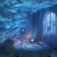 USB Powered Aurora Projector Night Light, Portable Projector Lamp with Remote Control, Starry Sky LED Lamp, Bedroom Living Ro...