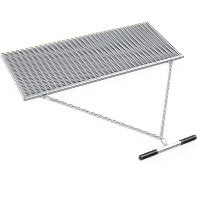 YITAMOTOR® ATV UTV 6 x 3 Feet Heavy Duty Durable Drag Mat Zinc and Steel Mesh Field Surface Leveling Drag Mat for Manual or ...