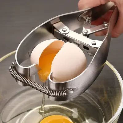 Stainless Steel Egg Scissors Eggshell Cutter Quail Egg Opener Egg Cutter Egg Topper Cracker Separator Cooker Cracker | Color:...