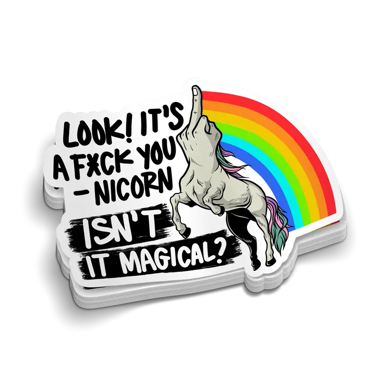 F*ck Younicorn - Hard Hat Decal