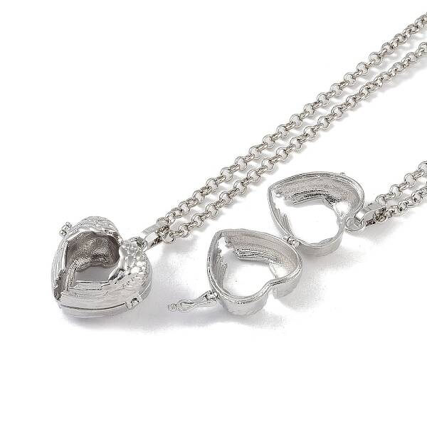 Brass Rhinestone Pendant Necklaces