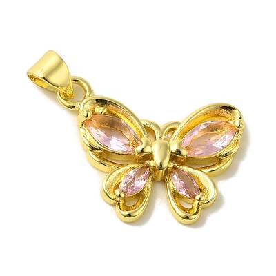 Brass with Glass Pendants