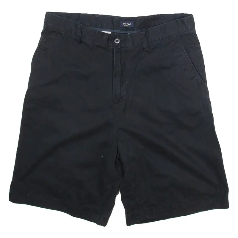 NAUTICA Mens Workwear Shorts Black M W32