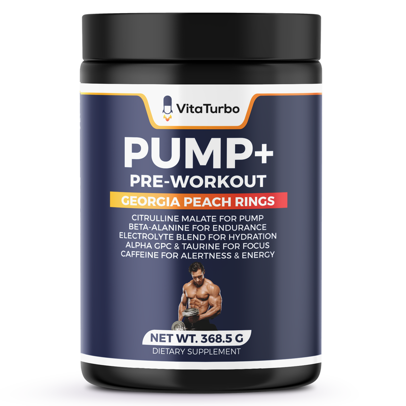 Pump Pre Workout+ (Georgia Peach Rings) - 368.5 Grams