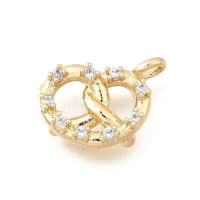 Brass Micro Pave Cubic Zirconia Pendants