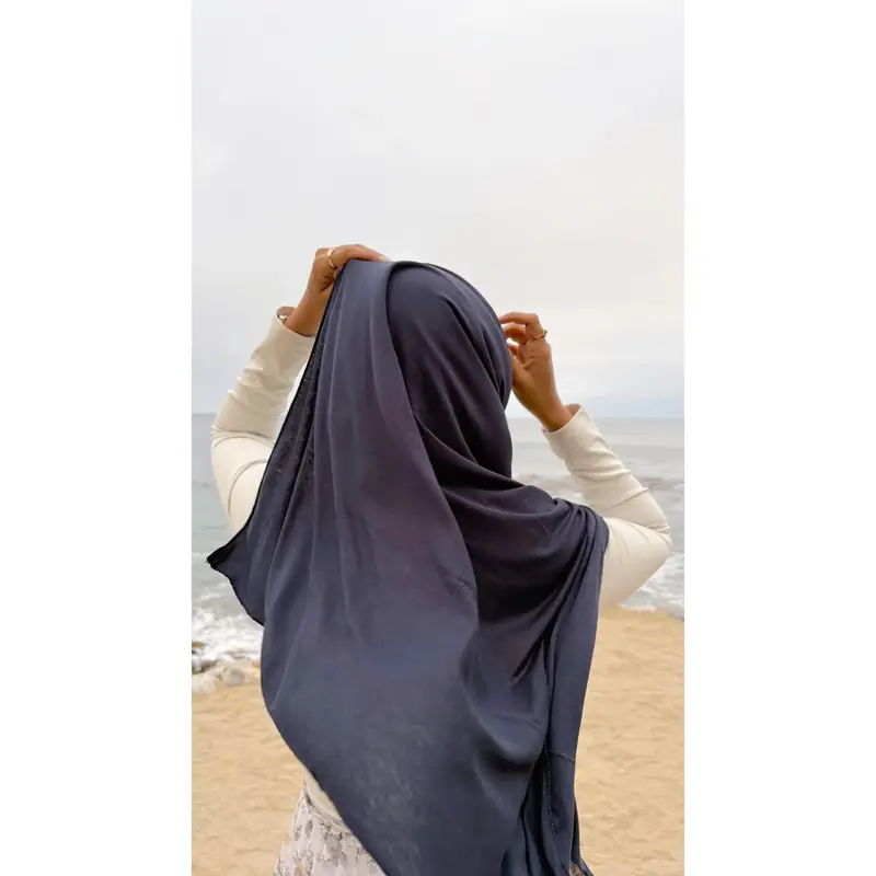 Luxury Jersey Hijab - Twilight Navy