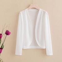 Shawl Cardigan Short Cardigan Pure Color All-matching Women