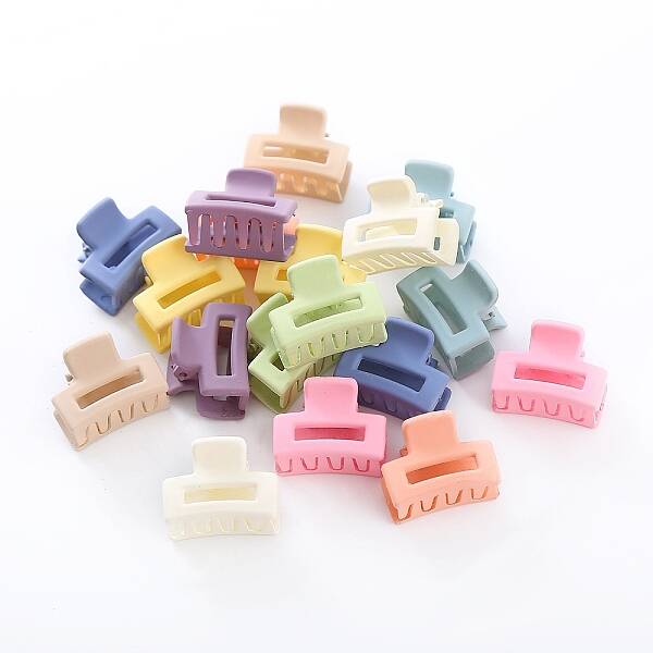 Rectangle Plastic Claw Hair Clips