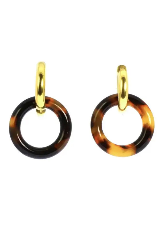 Earring 23acer98 Beatrice Boucles Brown | Color: BROWN | Size: U