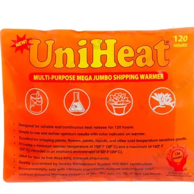 Heat Pack Plant Warmer for Temperatures Below 35 Degrees