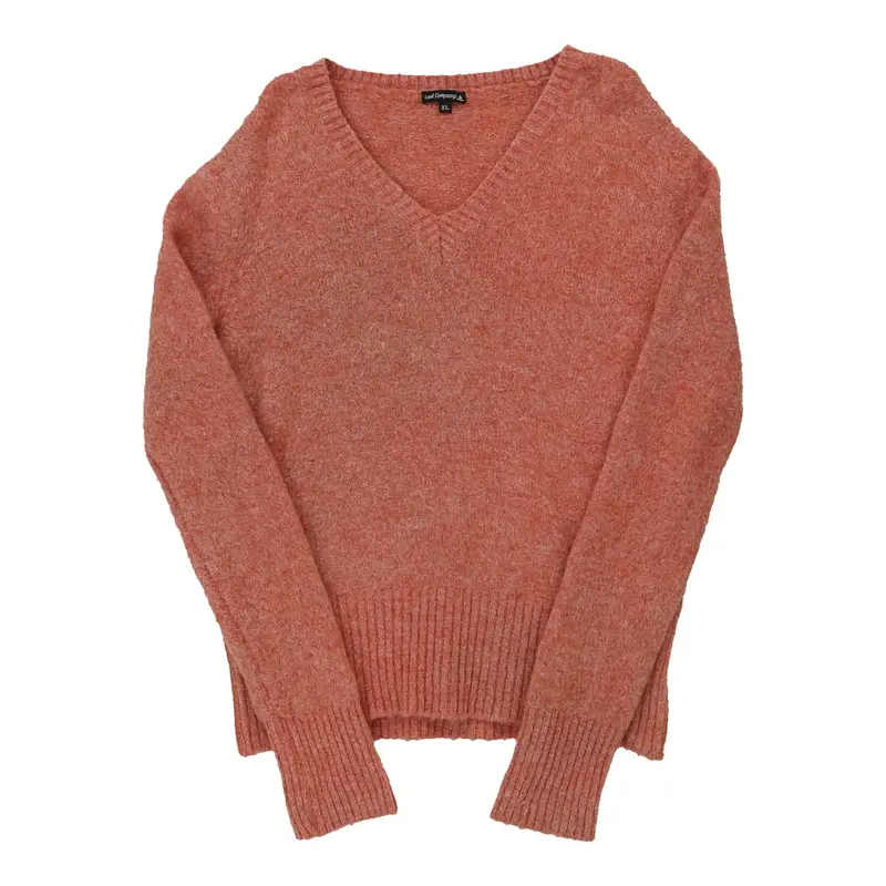 Best Company Jumper - XL Orange Wool | Size: x-large