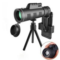 500x ultra-portable telescope with mobile phone holder, ultra-high magnification monocular telescope, outdoor portable long-d...