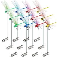 Versatile Hat Accessory,Indoor & Outdoor Fake Dragonfly Rod Clip, Dragonfly Clip Bug Repellent, 3D Artificial Dragonfly Hat C...