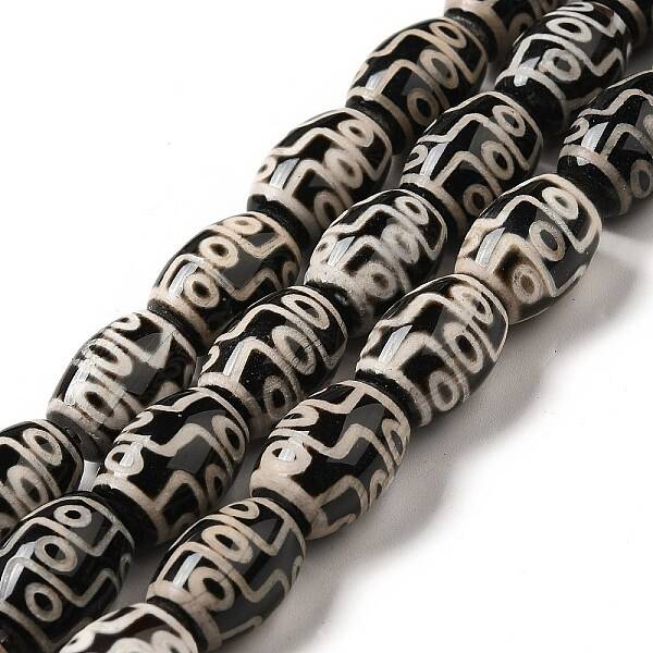 Tibetan Style dZi Beads Strands