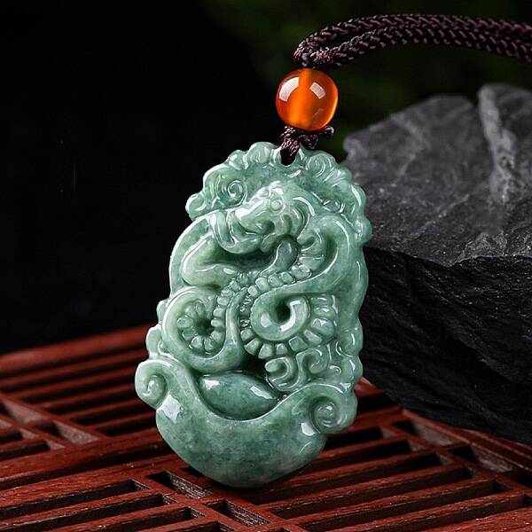 Natural Jadeite Pendant Necklaces