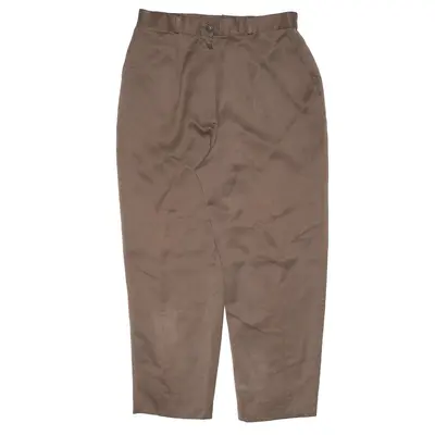 ORREFOZS Brown Regular Mom Trousers Womens W28 L25