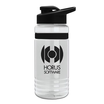 200 Custom Groove Stripe - 20 oz Tritan Sports bottle with Drink ...
