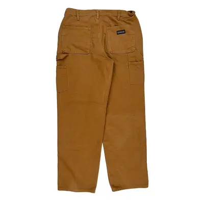 Dakota Double Knee Carpenter Trousers - 33W 32L Brown Cotton | Size: 33″ waist
