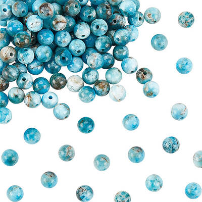 2 Strands Natural Apatite Beads Strands