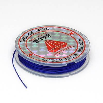 Flat Elastic Crystal String