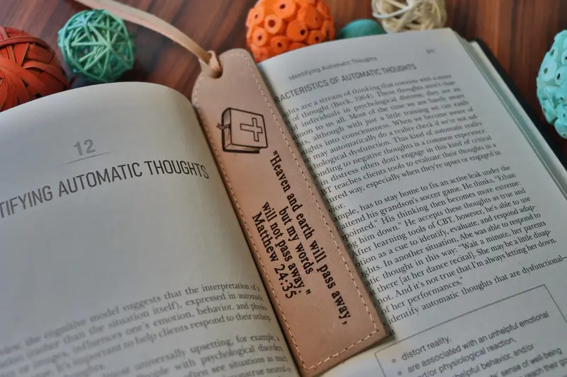 Bible Verse Bookmarks - Green Color