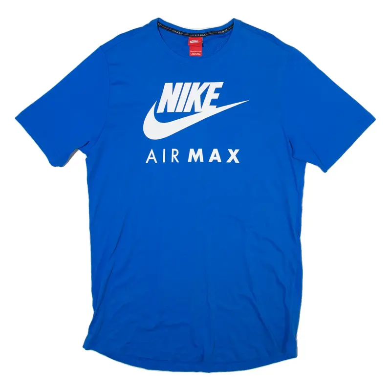 NIKE Air Max Mens T-Shirt Blue XL