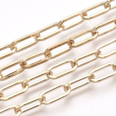 Unwelded Iron Paperclip Chains