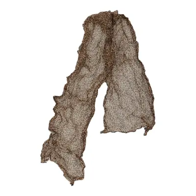 Unbranded Animal Print Scarf - No Size Beige Polyester