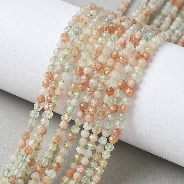 Natural Arusha Sunstone Beads Strands