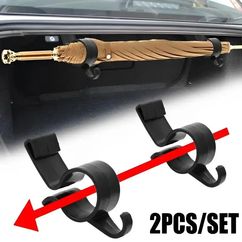Durable & Stable Car Seat Back Trunk Hook, Multifunctional Car Storage Hanger, Universal Car Interior Accessories for Fishing...