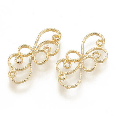 Brass Filigree Joiners Links