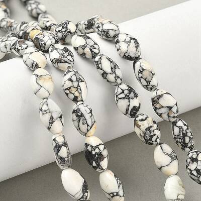 Dyed Synthetic Turquoise Beads Strands