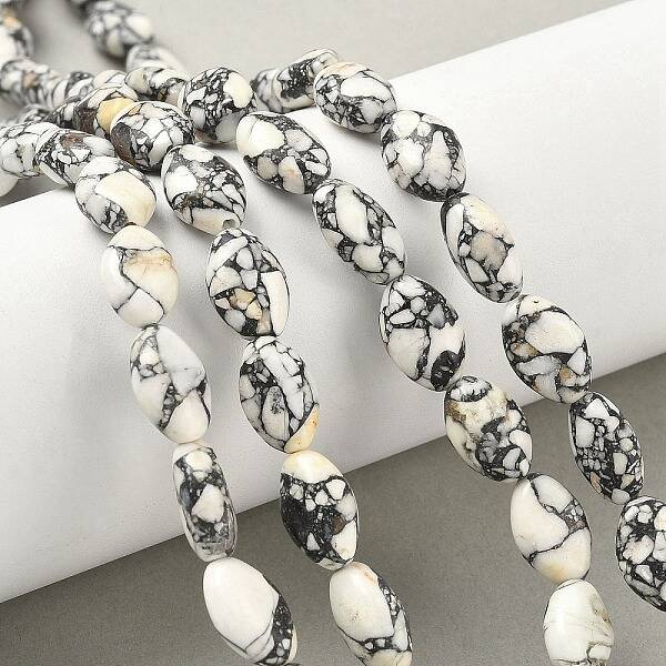 Dyed Synthetic Turquoise Beads Strands