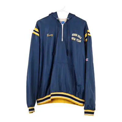 Vernon Girls Swim Team Champion Jacket - XL Navy Polyester