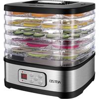 OSTBA Food Dehydrator Machine Adjustable Temperature & 72H Timer, 5-Tray Dehydrators for Food and Jerky, Fruit, Dog Treats, H...