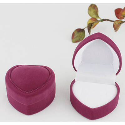Valentine's Day Velvet Ring Storage Boxes