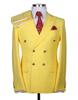 Mens Double breasted Suit - 