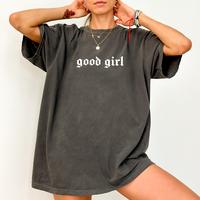 Good Girl Shirt, Good Girl Romance Club Graphic Printed Tee, Book Lover Unhinged Shirt, Romance Reader Shirt, Bookish Tee, Da...