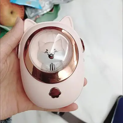Cute Cat Design USB Rechargeable Hand Warmer, Portable Hand Warmer with 3-level Temperature Adjustment, Hand Warmer for Women...