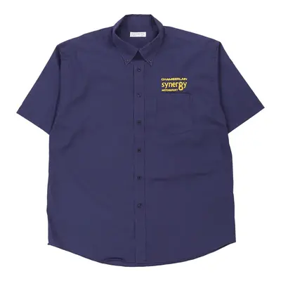 Chamberlain Synergy Motorsport Le Mans Size 19 Kustom Kit Short Sleeve Shirt - 3XL Blue Cotton