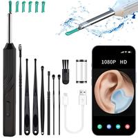 Portable Earwax Removal Tool Set, 1 Box Earwax Cleaning Tool Set with Led Light, Ear Cleaning Tool Kit for Phone, Ear Cleaner...