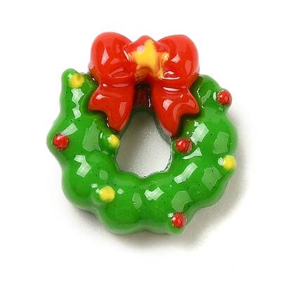 Christmas Theme Opaque Resin Cabochons