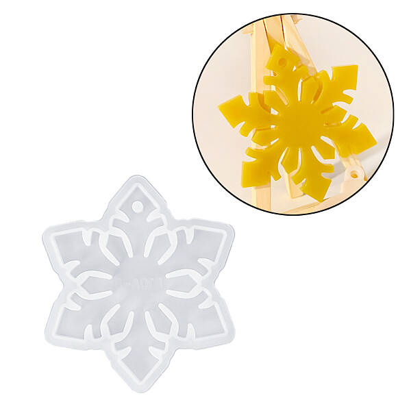 Christmas Theme DIY Silicone Pendant Molds