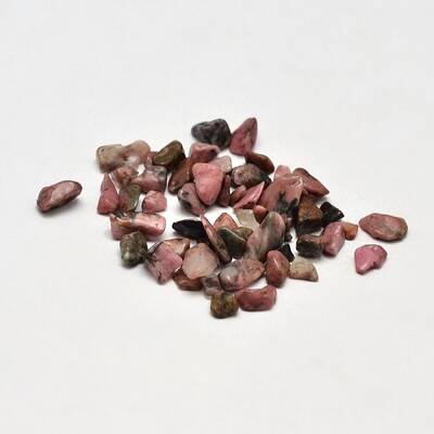 Natural Rhodonite Chip Beads