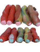 Taffy Wrapped Fruits Rolls Blue Razz, Cotton Candy or Watermelon Freeze-Dried 5 Count. 3 Flavors!
