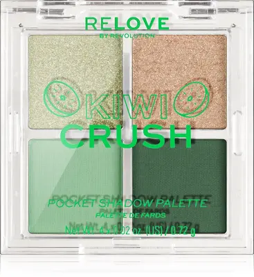 Revolution Relove Pocket Eyeshadow Palette Color Kiwi Crush 4x0.72 g