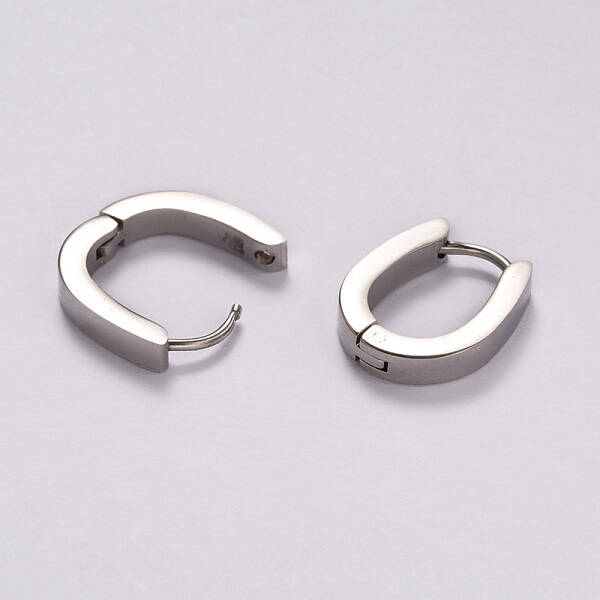 Tarnish Resistant 304 Stainless Steel Huggie Hoop Earrings