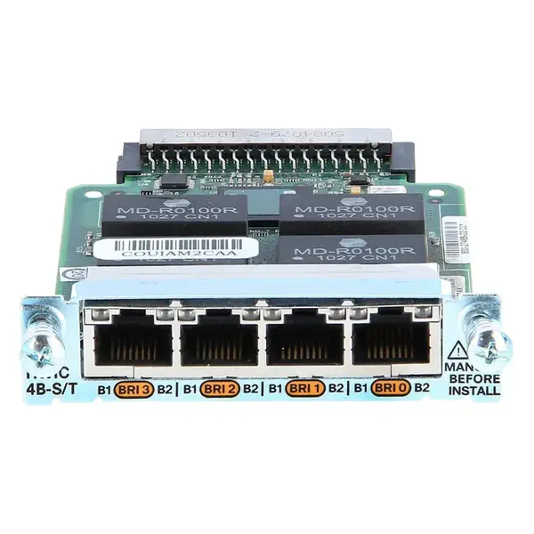 HWIC-4B-S-T Cisco 4 x Ports ISDN BRI S/T High-Speed WAN Interface Card