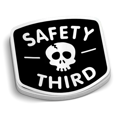 Safety 3rd 5 Inch Decal
