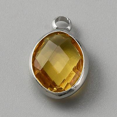 Faceted Glass Pendants